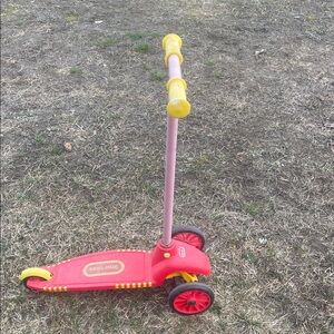 Red and Yellow Kids Scooter Little Tikes
